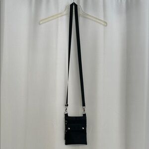 Black RFID Crossbody Travel Bag